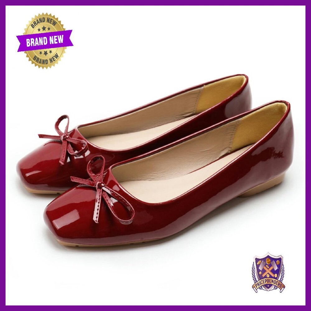 Foldable Ballet Flats Square Toe Comfortable Women's Casual Shoes